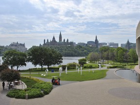 The view of Ottawa from the Museum of Civilization (Photo by Vanessa Bonneau)
