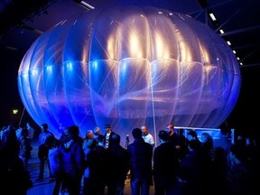 Google's Loon project plans for a wireless service to be beamed down from hot-air balloons.