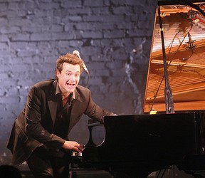 MONTREAL, QUE. : OCTOBER 20, 2011--Musician Michael Kaeshammer at the piano with his band performing at L'Astral  at the Maison du Festival de Jazz de Montreal on October 20, 2011. (Marie-France Coallier) / THE GAZETTE)