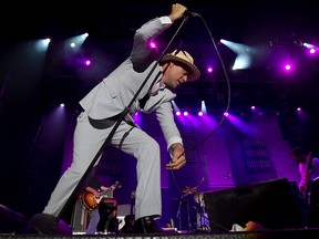 The Tragically Hip perform in Montreal on
Saturday June 22, 2013.