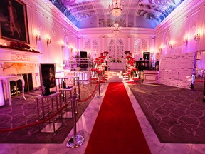 The red carpet at the Ritz-Carlton Montreal’s inaugural champagne-soaked Grand Prix Garden Party (All photos by Yanick Dery)