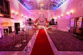 The red carpet at the Ritz-Carlton Montreal’s inaugural champagne-soaked Grand Prix Garden Party (All photos by Yanick Dery)