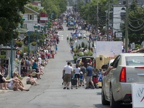 Thousands of people enjoyed the event along Ste. Angelique Rd. under sunny skies.