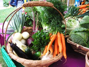 Fresh vegetable basket from Ferme Mélilot (Photo Courtesy of Ferme Mélilot)