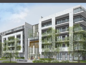 Proposed condo project for Gouin Blvd. at  Aumais St.