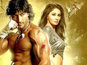 Vidyut Jamwal, left, and Pooja Chopra in the Indian film Commando: A One Man Army, which was shown to a very enthusiastic audience at the 2013 Fantasia Film Festival in Montreal.