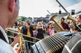 Gypsy Kumbia Orchestra, live on Place des Festivals