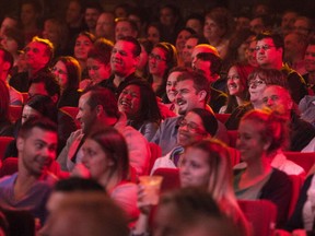 Audience at the Dane Cook Just for Laughs gala July 24, 2013.
