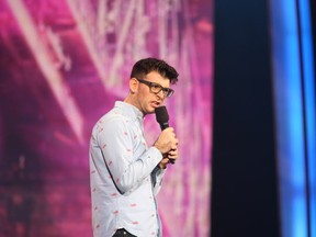 Moshe Kasher onstage, 2012