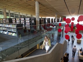 New Boise Library in the borough of Ville St Laurent, Montreal, officially opened July 8, 2013.