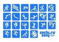 The Sochi 2014 pictograms – 22 stylized images of sports and Olympic disciplines – will be used on tickets and events schedules, and will also guide visitors at the Olympic venues (Image: FACEBOOK/Sochi2014)