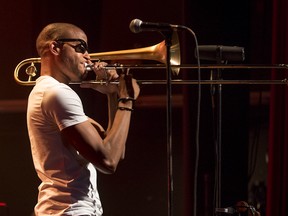 MONTREAL, QUE: June 30, 2013 -Jazz musician Trombone Shorty performs at concert at Club Soda during the 2013 Montreal International Jazz Festival. Sunday, June 30, 2013. (Peter McCabe / THE GAZETTE) ORG XMIT: 47193