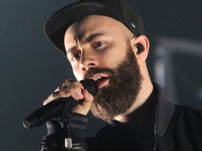 MONTREAL, QUE: JULY 01, 2013-- Performer Yoann Lemoine also known as Woodkid, performs in concert at the Montreal International Jazz Festival on Monday July 01, 2013. (Pierre Obendrauf / THE GAZETTE) ORG XMIT: 47196