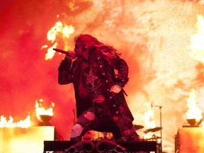 Metal legend Rob Zombie performs during day 2 of HeavyMTL 2010 at Parc Jean Drapeau in Montreal Sunday July 25, 2010.