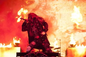 Metal legend Rob Zombie performs during day 2 of HeavyMTL 2010 at Parc Jean Drapeau in Montreal Sunday July 25, 2010.