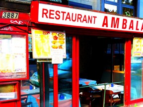 Restaurant Ambala on St. Denis street