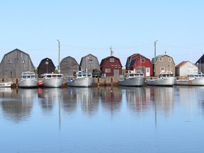 Fishing Boats in Malpeque Harbour, PEI
(photo by Sharman Yarnell)