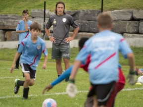 Coach Joe Di Buono is a former John Abbott College player and plays semi-pro soccer.