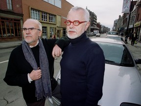 Roger Thibault, left, and his partner Theo Wouters.