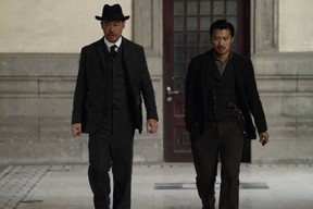 Lau Ching Wan and Nicholas Tse play police detectives in Chinese film The Bullet Vanishes.