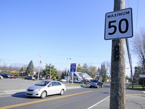 Several streets had their speed limits changed about a year ago, but Côte St-Charles wasn't one of them. The town will try again.