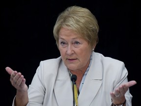 Quebec Premier Pauline Marois is expected to reveal the details of the Parti Quebecois' controversial charter of values on Sept. 9. Meanwhile, the premier said today she expects Bill14, her government's attempt to toughen Quebec's language charter, to fall to the legislative wayside. THE CANADIAN PRESS/Graham Hughes