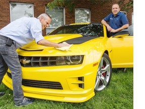 Kevin Cuthbert and Joseph Taverna, left to right, are partners at Advanced Composite Specialties, which produces automotive parts, as well as signs and bus shelters.