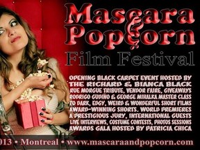 Montreal's fourth annual Mascara & Popcorn Festival runs Aug 15-18 at Theatre Ste-Catherine, with an Aug 18 awards gala and closing party at Cabaret Underworld (All photos courtesy Florence Touliatos)