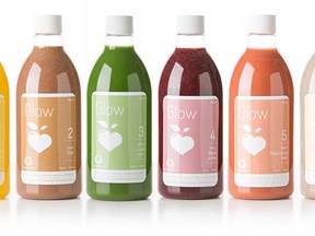 A colourful collection for a Glow Cleanse (Photo courtesy of Glow Cleanse)