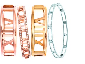 New bangles in the Tiffany & Co. Atlas collection.