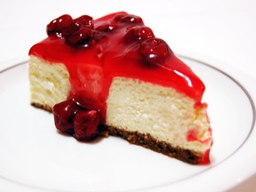 Biscotti & Dolci's cherry cheesecake (photo by Marc Chadarevian)