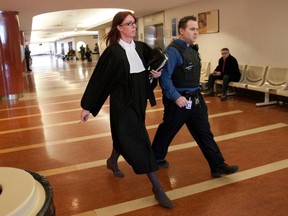 Crown prosecutor Marie-Claude Bourassa is opposing bail.
