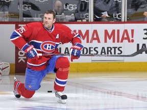 MONTREAL, CANADA - JANUARY 4: of the Montreal Canadiens of the Winnipeg Jets during the NHL game on January 4, 2012 at the Bell Centre in Montreal, Quebec, Canada. (Photo by Francois Lacasse/NHLI via Getty Images) *** Local Caption ***