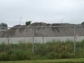 Highway 40 piles of stone 1