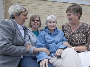 Pictured left to right: France Caron, Lynn Humes, Marie Fullerton and Kate Coulter. (Robert Amyot/THE GAZETTE)