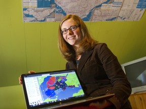 Katheryn KÃ¤stner , a second year student in dietetics at McGill's Macdonald College in Ste-Anne-de-Bellevue, has put  together an interactive map of the West Island, which charts access to food.