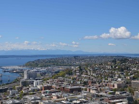 A view of Seattle.