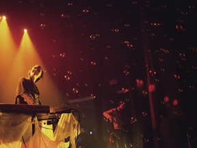 Grimes performing at POP Montreal 2012 (photo by Richmond Lam, courtesy of POP)