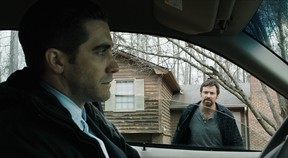 Jake Gyllenhaal and Hugh Jackman star in Denis Villeneuve's Prisoners.