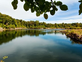 Abandoned quarry  in Vaudreuil-Dorion is privately owned and zoned for residential development.