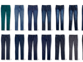 An assorment of jeans at Reitmans