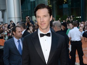 Actor Benedict Cumberbatch arrives at 'The Fifth Estate' premiere during the 2013 Toronto International Film Festival on September 5, 2013 in Toronto, Canada.  (Jason Merritt/Getty Images)