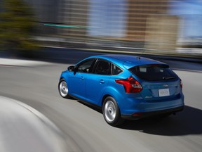 2013 Ford Focus: Ford's best-selling Focus continues the tradition of class-leading dynamics, safety and outstanding value in either four-door sedan or five-door hatchback bodystyle. (06/27/12)
