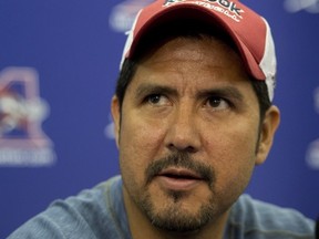 Als' concussed QB Anthony Calvillo has returned to practice - with conditions.
Paul Chiasson/Canadian Press