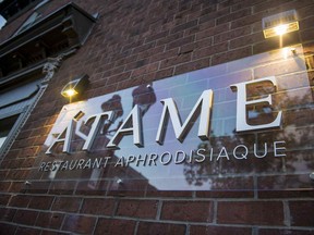 New eatery Àtame, located on Duluth street in the Plateau, is billing itself as an “aphrodisiac restaurant.”