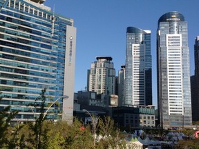 Busan, South Korea,  on a sunny, blue-sky day.