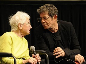 Shulamit (Shirley) Rabinowitz and Lou Reed attend the 20th Annual New York Jewish Film Festival premiere of "Red Shirley" at the Walter Reade Theater on January 15, 2011 in New York City.  (Photo by Eugene Gologursky/Getty Images)