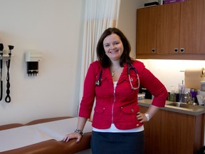 Dr. Laurie Musgrave is one of eight doctors offering exams. (Allen McInnis/THE GAZETTE)