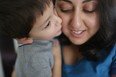 Gabriel Martin autistic hugs his mother Lynda Kachaami in Pierrefond October 25, 2013. When Gabriel turned three, he was diagnosed with autism. (Normand Blouin / THE GAZETTE)