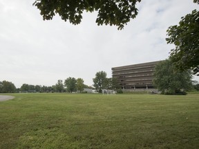 The land that will be developed is on the west side of Queen of Angels Academy.